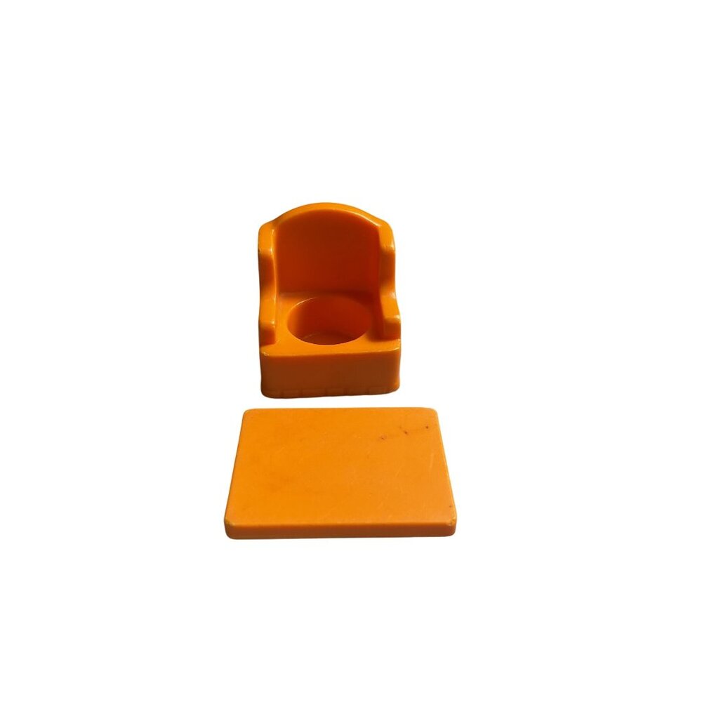 Vintage Fisher Price Little People Furniture Arm Chair Foot Rest